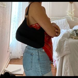 Vintage 90s black mini purse